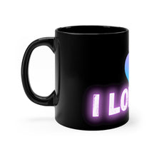 Load image into Gallery viewer, &quot;I LOF YOU&quot; Black mug 11oz
