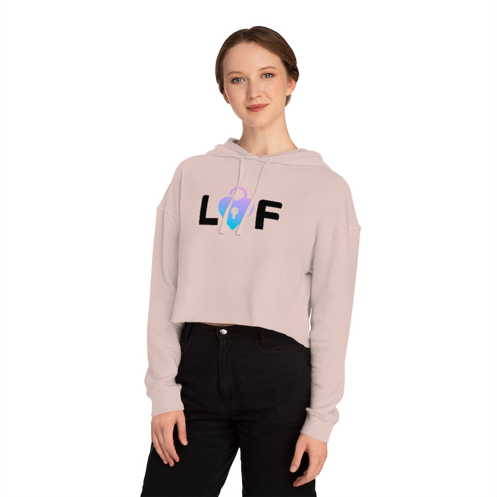 LOF Women’s Cropped Hooded Sweatshirt (multiple color options)