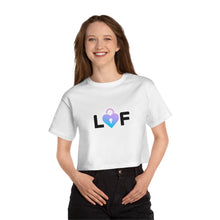 Load image into Gallery viewer, &quot;LOF&quot; Cropped T-Shirt(multiple color options)
