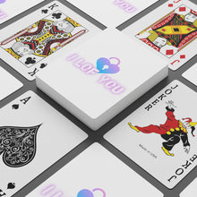 Load image into Gallery viewer, I LOF YOU Custom Poker Cards
