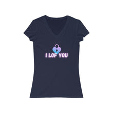 Load image into Gallery viewer, LOF Short Sleeve V-Neck Tee(multiple color options)
